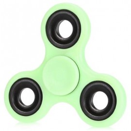 image of LUMINOUS FIDGET SPINNER WITH IRON BAR ABS PLASTIC STRESS RELIEVER TOY (GREEN) -