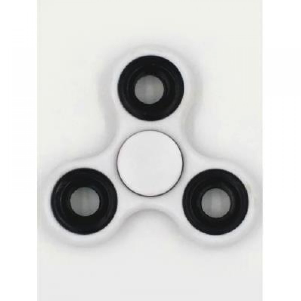 FIDDLE TOYS ROTATING TRIANGLE FIDGET SPINNER (WHITE) - FIDDLE TOYS ROTATING TRIANGLE FIDGET SPINNER (WHITE) -