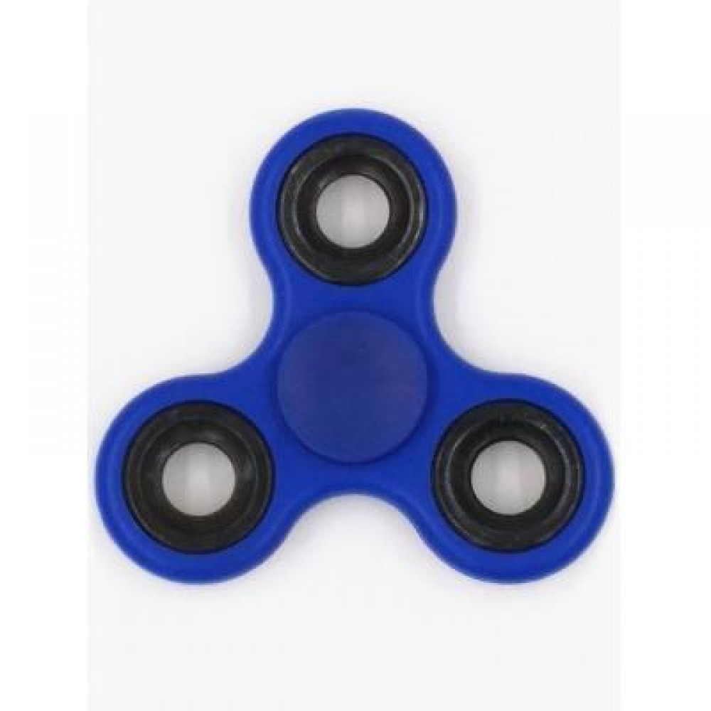 FIDDLE TOYS ROTATING TRIANGLE FIDGET SPINNER (ROYAL) - FIDDLE TOYS ROTATING TRIANGLE FIDGET SPINNER (ROYAL) -