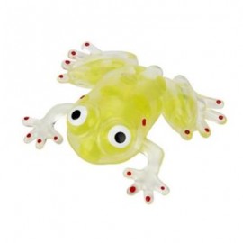 image of NOVELTY 6CM BEAD STRESS BALL STICKY SQUEEZE FROGS SQUEEZING STRESS RELIEF TOY 4 COLORS (YELLOW) 0