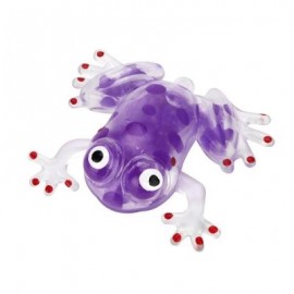 image of NOVELTY 6CM BEAD STRESS BALL STICKY SQUEEZE FROGS SQUEEZING STRESS RELIEF TOY 4 COLORS (PURPLE) 0