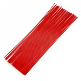 image of 1.75MM STRAIGHT PLA FILAMENT PRINTING SUPPLIES FOR 3D PRINTER PEN (RED) ABS