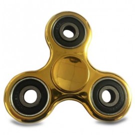 image of PLASTIC FINGER GYRO STRESS RELIEF TOY EDC FIDGET SPINNER (GOLDEN) -