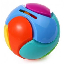 image of DIY ASSEMBLE BALL PIGGY BANK 9.5CM MONEY SAVING EDUCATIONAL TOY KID GIFT (COLORMIX) -