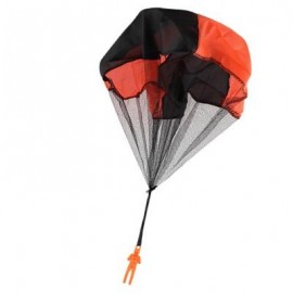 image of CHILDREN THROWING SOLDIER PARACHUTE CHAMBER OUTDOOR SPORT CLASSIC TOY (ORANGE) 0
