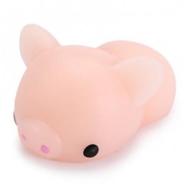 image of MINI CARTOON PIG TPR ANIMAL SQUISHY TOY STRESS RELIEF PRODUCT DECOR GIFT (COLORMIX) -