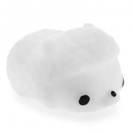 image of MINI CARTOON SHEEP TPR ANIMAL SQUISHY TOY FUNNY STRESS RELIEVER DECORATION GIFT (WHITE) -