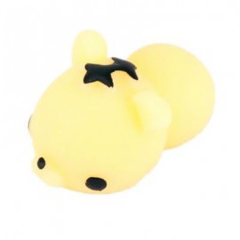 image of MINI CARTOON TIGER TPR ANIMAL SQUISHY TOY STRESS RELIEF PRODUCT DECORATION GIFT (YELLOW) -
