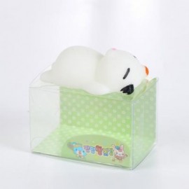 image of MINI CARTOON FOX TPR ANIMAL SQUISHY TOY FUNNY STRESS RELIEVER DECORATION GIFT (COLORMIX) -