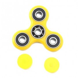 image of HAND SPINNER EDC FINGER TOY FOR ADHD AUTISM LEARNING (YELLOW) -