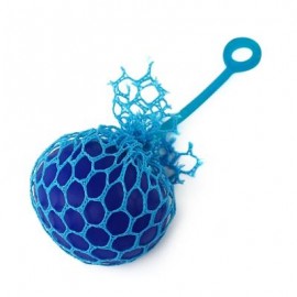 image of PECULIAR STRESS RELIEF GRAPE VENT BALL SQUEEZING TOY (BLUE) -