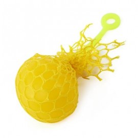 image of PECULIAR STRESS RELIEF GRAPE VENT BALL SQUEEZING TOY (YELLOW) -