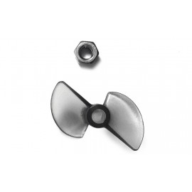 image of ORIGINAL FEILUN FT011 REMOTE CONTROL BOAT FITTINGS PROPELLER VESSEL COMPONENT (BLACK) -