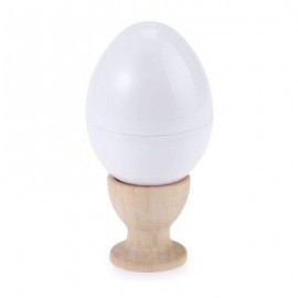 image of WOODEN EGG CUPS HOLDERS FOR KITCHEN FOOD COOKING DIY CRAFTS WEDDING FAVOR HOME GARDEN DECOR (COLORMIX) -