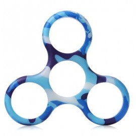 image of FASHION FRAME FOR TRIANGLE FINGER GYRO HAND SPINNER (BLUE CAMOUFLAGE) -