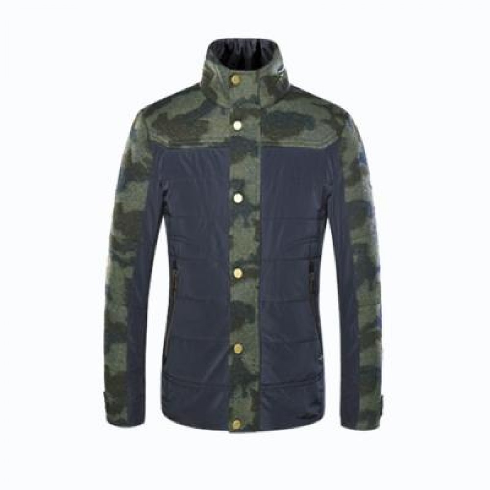 STAND COLLAR CAMO PATTERN SPLICED JACKET ODM DESIGNER (CAMOUFLAGE S/M/L/XL/XXL) L STAND COLLAR CAMO PATTERN SPLICED JACKET ODM DESIGNER (CAMOUFLAGE S/M/L/XL/XXL) L