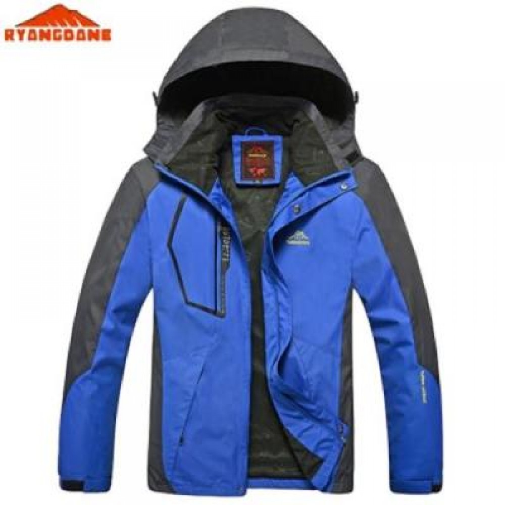 RYANGDANE OUTDOOR MEN JACKET WINDBREAKER WATER-RESISTANT SPORT COAT CAMPING CLIMBING OUTERWEAR (SAPPHIRE BLUE) 3XL RYANGDANE OUTDOOR MEN JACKET WINDBREAKER WATER-RESISTANT SPORT COAT CAMPING CLIMBING OUTERWEAR (SAPPHIRE BLUE) 3XL