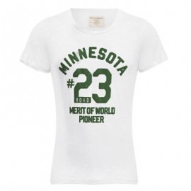 image of CASUAL ROUND COLLAR SHORT SLEEVE LETTER NUMBER PRINT T-SHIRT FOR MEN (WHITE L/XL/2XL) L