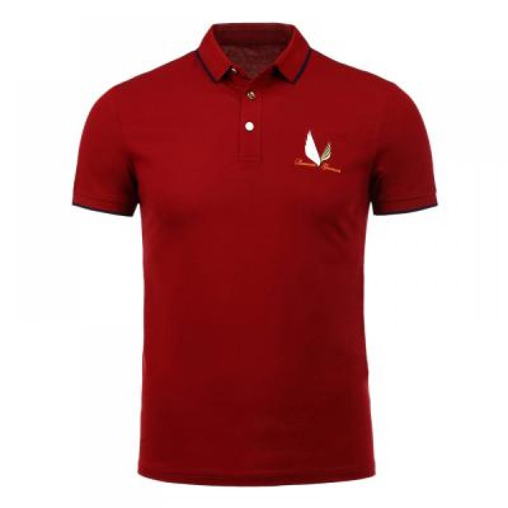 HALF BUTTON EMBROIDERY POLO SHIRT S HALF BUTTON EMBROIDERY POLO SHIRT S