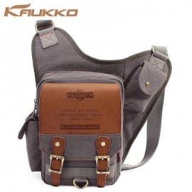 image of SG255 4L MEN SLING BAG WITH BUSINESS STYLE MICROFIBER (GRAY) 34.00 x 9.00 x 36.00 cm