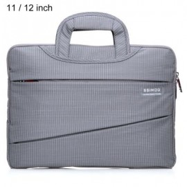 image of SSIMOO 2 IN 1 BUSINESS STYLE LAPTOP BAG TABLET ZIPPER POUCH SLEEVE FOR NOTEBOOK 11 / 12 INCH