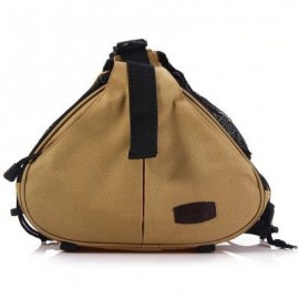 image of CADEN K1 NYLON TRIANGLE MESSENGER SHOULDER BAG WITH RAIN COVER FOR SONY NIKON CAMERA