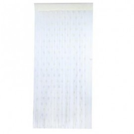 image of 2 X 1M ROMANTIC HEART SHAPE LINE TASSEL STRING DOOR CURTAIN ROOM WINDOW DIVIDER (BEIGE)