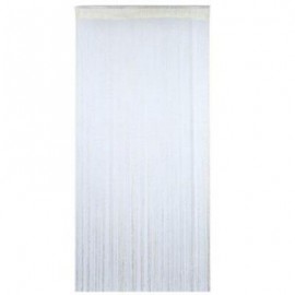 image of 200CM X 100CM TASSEL SILK STRING CURTAIN WINDOW DOOR DIVIDER SHEER CURTAIN (BEIGE)