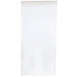 image of 200CM X 100CM TASSEL SILK STRING CURTAIN WINDOW DOOR DIVIDER SHEER CURTAIN (LIGHT COFFEE)