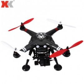 image of XK X380 - C 2.4GHZ 4CH GPS 5.8G FPV RC HEADLESS MODE TOP-LEVEL CONFIGURATION QUADCOPTER RTF WITH HD CAMERA AND 2-AXIS BRUSHLESS GIMBAL (BLACK)