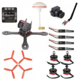 image of GB190 CARBON FIBER 190MM WHEELBASE MULTIROTOR DIY FRAME KIT RACING DRONE 30A ESC F3 10DOF FLIGHT CONTROLLER (COLORMIX)