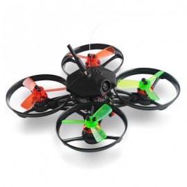 image of MAKERFIRE ARMOR 90 90MM MINI BRUSHLESS RC RACING DRONE 5.8G FPV 600TVL / MKF1104 10000KV MOTOR / F3 FC WITH INTEGRATED OSD (BLACK) BNF VERSION WITH DSM2 RECEIVER