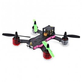 image of REDCON PHOENIX 210 DIY QUADCOPTER WITH 976 X 582 CAM 5.8G FPV ALMOST-READY-TO-FLY VERSION (PINK)