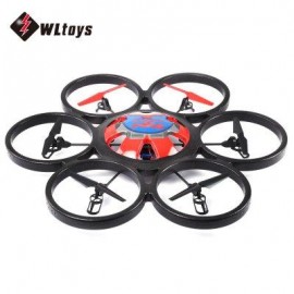 image of WLTOYS V323 2.4G 4CH 6-AXIS GYRO 2MP CAMERA RTF REMOTE CONTROL HEXACOPTER FLYING SAUCER DRONE TOY (BLUE) EU PLUG