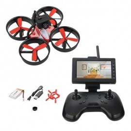 image of LIEBER BIRDY 1060 MINI FPV RC DRONE EQUIPPED WITH 600TVL HD CAMERA TRANSMITTER 4.3 INCH 5.8G 40CH LCD MONITOR RECEIVER (BLACK)