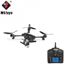 image of WLTOYS Q323 - C RC DRONE RTF WITH 2MP CAMERA 2.4GHZ 6-AXIS GYRO AIR PRESS ALTITUDE HOLD HEADLESS MODE (BLACK)