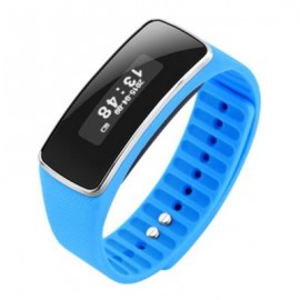 image of V5S BLUETOOTH 4.0 SLEEP MONITOR SMART WRISTBAND SEDENTARY REMIND BRACELET (BLUE) 23.00 x 2.00 x 1.10 cm