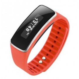 image of V5S BLUETOOTH 4.0 SLEEP MONITOR SMART WRISTBAND SEDENTARY REMIND BRACELET (ORANGE) 23.00 x 2.00 x 1.10 cm