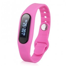 image of E06 SMART WRISTBAND BLUETOOTH 4.0 WATCH IP67 REMOTE CAMERA (PINK) 25.70 x 1.80 x 1.00 cm