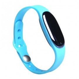 image of BLUETOOTH 4.0 SMART WRISTBAND SLEEP MONITOR NOTIFICATIONS REMINDER ANTI-LOST BRACELET (BLUE) 26.30 x 1.80 x 1.00 cm