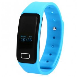 image of X6 HEART RATE MONITOR BLUETOOTH 4.0 SMART WRISTBAND (BLUE) 25.00 x 2.00 x 1.00 cm