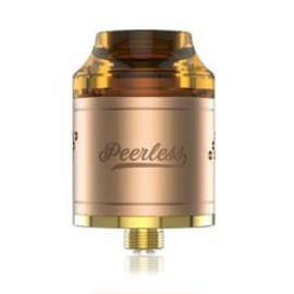 image of ORIGINAL GEEKVAPE PEERLESS RDA WITH SIDE AIRFLOW / DUAL POSTS FOR E CIGARETTE (GOLDEN)