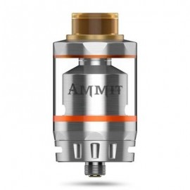 image of ORIGINAL GEEKVAPE AMMIT RTA DUAL COIL VERSION WITH 3ML / 6ML / POSTLESS DECK DESIGN FOR E CIGARETTE (SILVER)