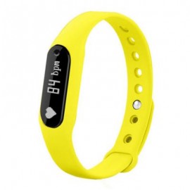 image of B6 BLUETOOTH 4.0 SMART WRISTBAND HEART RATE DETECTION (YELLOW) 22.50 x 1.70 x 1.00 cm