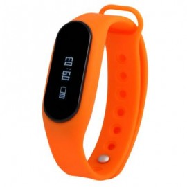 image of ES SMART WATCH WITH HEART RATE MONITOR PEDOMETER ANTI-LOST FUNCTION (ORANGE) 22.40 x 1.80 x 1.10 cm