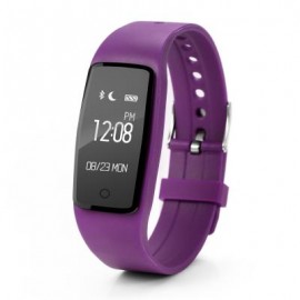 image of S1 HEART RATE MONITOR SMART BRACELET SPORT DATA RECORD GPS TRACKER ANTI-LOST WATCH (PURPLE) 23.00 x 2.00 x 1.00 cm
