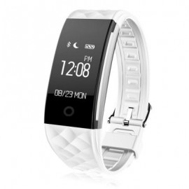 image of S2 SMART BRACELET HEART RATE MONITOR NOTIFICATION GPS SPORT TRACKER REMOTE CAMERA WATCH (WHITE) 22.00 x 2.00 x 1.00 cm