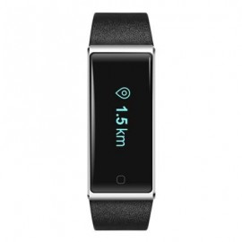 image of QS60 HEART RATE MEASURE SMART WRISTBAND WITH BREATH TRAINING PEDOMETER (BLACK) 24.30 x 2.00 x 1.10 cm