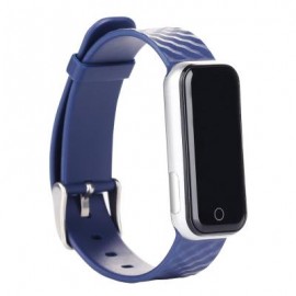 image of QS50 HEART RATE MONITOR SMART WRISTBAND SLEEP MANAGEMENT BREATH STATE (BLUE) 23.00 x 2.08 x 0.98 cm