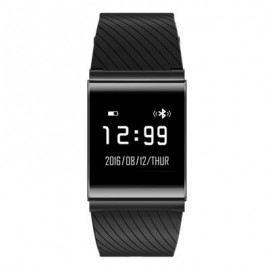 image of X9 PLUS BLE 4.0 HEART RATE SMART WRISTBAND BLOOD PRESSURE OXYGEN MONITOR BRACELET (BLACK) 25.50 x 2.95 x 1.08 cm